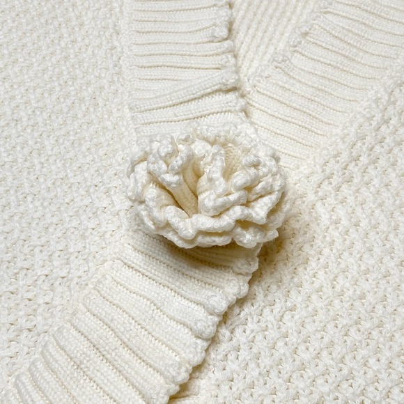 Ruby Rd Cream Knit Cardigan - Picture 4 of 10